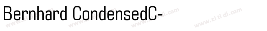 Bernhard CondensedC字体转换